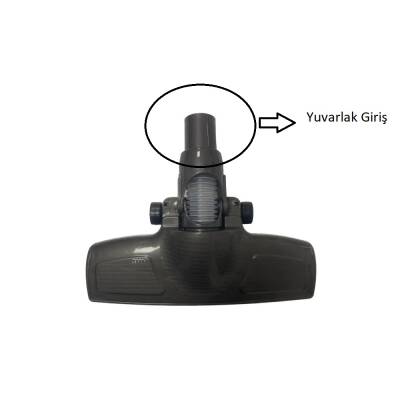 Fantom Pratik Süpürge Tekerlekli Emici Başlık Gri