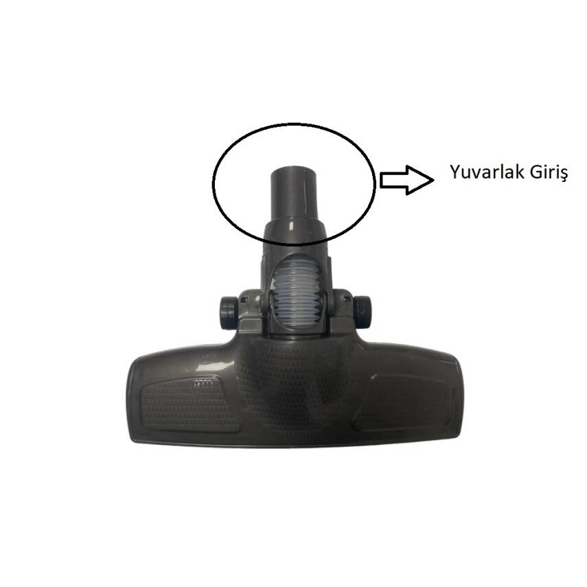 Fantom Pratik Süpürge Tekerlekli Emici Başlık Gri - 1