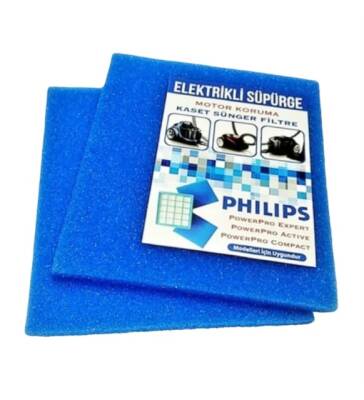 Philips Mavi Kaset Sünger 2 'Li